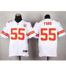 Nike Kansas City Chiefs 55 Dee Ford White Elite NFL Jersey