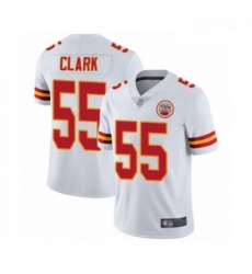 Youth Kansas City Chiefs 55 Frank Clark White Vapor Untouchable Limited Player Football Jersey