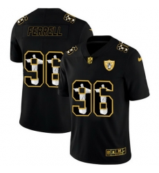 Las Vegas Raiders 96 Clelin Ferrell Nike Carbon Black Vapor Cristo Redentor Limited NFL Jersey