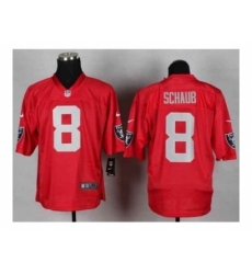 Nike Oakland Raiders 8 Matt Schaub red Elite NFL Jersey