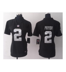 Nike Women Jerseys Oakland Raiders #2 pryor black