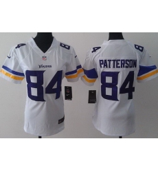 Women Nike Minnesota Vikings 84 Cordarrelle Patterson White NFL Jerseys