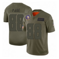 Youth Minnesota Vikings 88 Alan Page Limited Camo 2019 Salute to Service Football Jersey