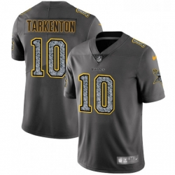 Youth Nike Minnesota Vikings 10 Fran Tarkenton Gray Static Vapor Untouchable Limited NFL Jersey