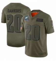 Men Philadelphia Eagles 20 Brian Dawkins Limited Camo 2019 Salute to Service Football Jersey