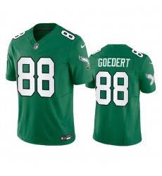 Men Philadelphia Eagles 88 Dallas Goedert Green 2023 F U S E  Vapor Untouchable Stitched Football Jersey