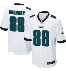 Mens Nike Philadelphia Eagles 88 Dallas Goedert Game White NFL Jersey