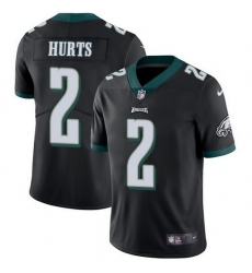 Nike Eagles 2 Jalen Hurts Black Alternate Men Stitched NFL Vapor Untouchable Limited Jersey