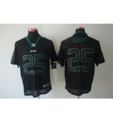 Nike Philadelphia Eagles 25 LeSean McCoy Black Elite Lights Out NFL Jersey