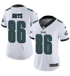 Nike Eagles #86 Zach Ertz White Womens Stitched NFL Vapor Untouchable Limited Jersey