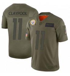 Men Nike Steelers 11 Chase Claypool 2019 Salute To Service Stitched NFL Jersey