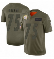 Men Pittsburgh Steelers 75 Joe Greene Limited Camo 2019 Salute to Service Football Jersey