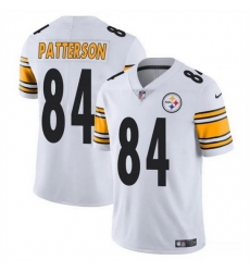 Men Pittsburgh Steelers 84 Cordarrelle Patterson White Vapor Untouchable Limited Stitched Jersey