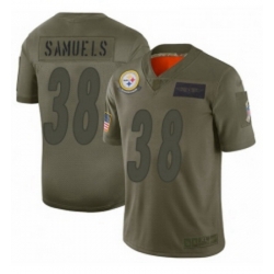 Youth Pittsburgh Steelers 38 Jaylen Samuels Limited Camo 2019 Salute to Service Football Jersey