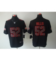 Nike San Francisco 49ers 52 Patrick Willis Black Limited Impact NFL Jersey