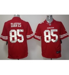 Nike San Francisco 49ers 85 Vernon Davis Red Limited NFL Jersey