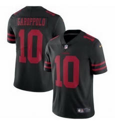 Youth Nike San Francisco 49ers Jimmy Garoppolo 10 Black Vapor Untouchable Limited NFL Jersey v