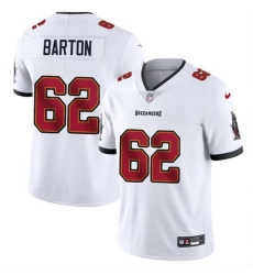 Men Tampa Bay Buccaneers 62 Graham Barton White 2024 Draft Vapor Limited Stitched Jersey