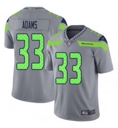 Nike Seahawks 33 Jamal Adams Gray Men Stitched NFL Limited Inverted Legend Jersey