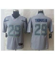 Nike Seattle Seahawks 29 Earl Thomas III Grey LIMITED NFL Jersey