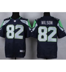 Nike Seattle Seahawks 82 Luke Willson Blue Elite NFL Jersey