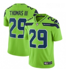 Youth Nike Seattle Seahawks 29 Earl Thomas III Elite Green Rush Vapor Untouchable NFL Jersey