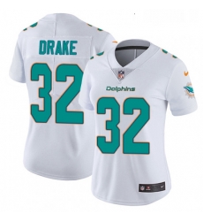 Womens Nike Miami Dolphins 32 Kenyan Drake White Vapor Untouchable Limited Player NFL Jersey