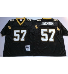 Mitchell And Ness Saints #57 JACKSON Throwback Stitched NFL Jerseys