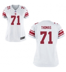 Women Nike Giant 71 Andrew Thomas White Game Jersey 2020 NFL Draft