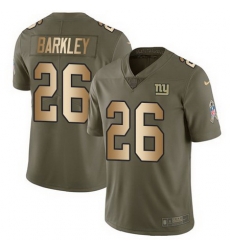 Nike Giants 52 Alec Ogletree Olive Gold Youth Salute To Service Limited Jersey