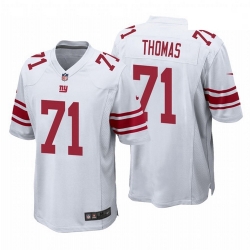 Youth Nike Giant 71 Andrew Thomas White Game Jersey 2020 NFL Draft