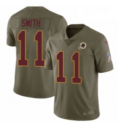 Mens Nike Washington Redskins 11 Alex Smith Limited Olive 2017 Salute to Service NFL Jersey