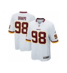 Nike Washington Redskins 98 Brian Orakpo White Game NFL Jersey