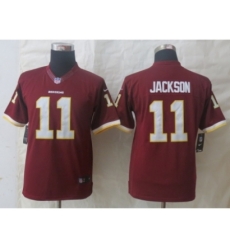 Nike Youth Washington Red Skins #11 Jackson Red Jerseys