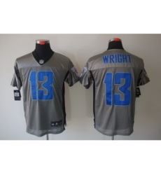 Nike Tennessee Titans 13 Kendall Wright Grey Elite Shadow NFL Jersey