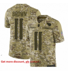 Titans 11 A J  Brown Camo Youth Stitched Football Limited 2018 Salute to Service Jersey