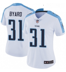 Womens Nike Tennessee Titans 31 Kevin Byard White Vapor Untouchable Limited Player NFL Jersey