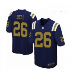 Mens New York Jets 26 Le Veon Bell Game Navy Blue Alternate Football Jersey