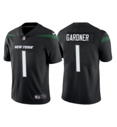 Nike New York Jets 1 Ahmad Gardner Black 2022 NFL Draft Vapor Untouchable Limited Jersey