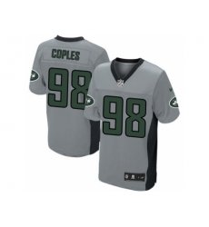 Nike New York Jets 98 Quinton Coples Grey Elite Shadow NFL Jersey