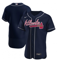 Men Atlanta Braves Men Nike Navy Alternate 2020 Flex Base Official MLB Team Jersey