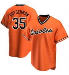 Baltimore Orioles 35 RutschmanOrange Jersey