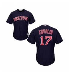 Youth Boston Red Sox 17 Nathan Eovaldi Replica Navy Blue Alternate Road Cool Base Baseball Jersey 