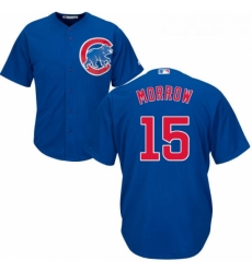 Youth Majestic Chicago Cubs 15 Brandon Morrow Replica Royal Blue Alternate Cool Base MLB Jersey 