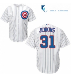 Youth Majestic Chicago Cubs 31 Fergie Jenkins Authentic White Home Cool Base MLB Jersey