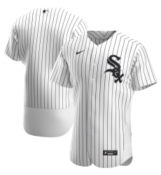 Men Chicago White Sox Men Nike White Home 2020 Flex Base Official Team MLB Jersey