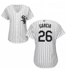 Womens Majestic Chicago White Sox 26 Avisail Garcia Replica White Home Cool Base MLB Jersey