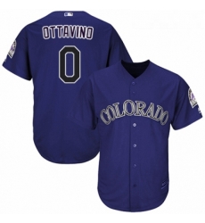 Youth Majestic Colorado Rockies 0 Adam Ottavino Replica Purple Alternate 1 Cool Base MLB Jersey 