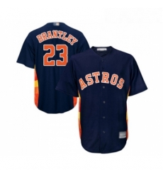 Youth Houston Astros 23 Michael Brantley Authentic Navy Blue Alternate Cool Base Baseball Jersey 