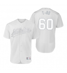 Oakland Athletics Tanner Roark T-Ro White 2019 Players Weekend MLB Jersey